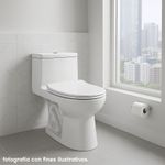 Sanitario Equix II Blanco Una Pieza