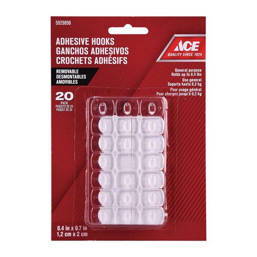 Set de 20 Ganchos Transparentes