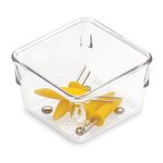 Organizador Linus Transparente 8x8x5.8 Cm