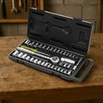 Set de Copas y Accesorios Mixtos de 39 Pzas