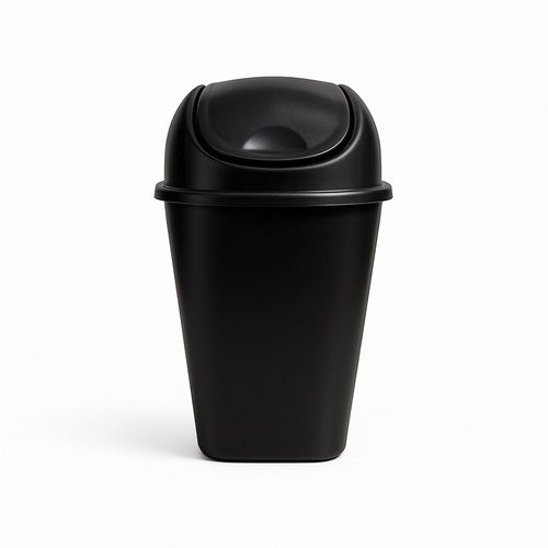 Bote de Basura 30 L con Tapa Vaivén Negro
