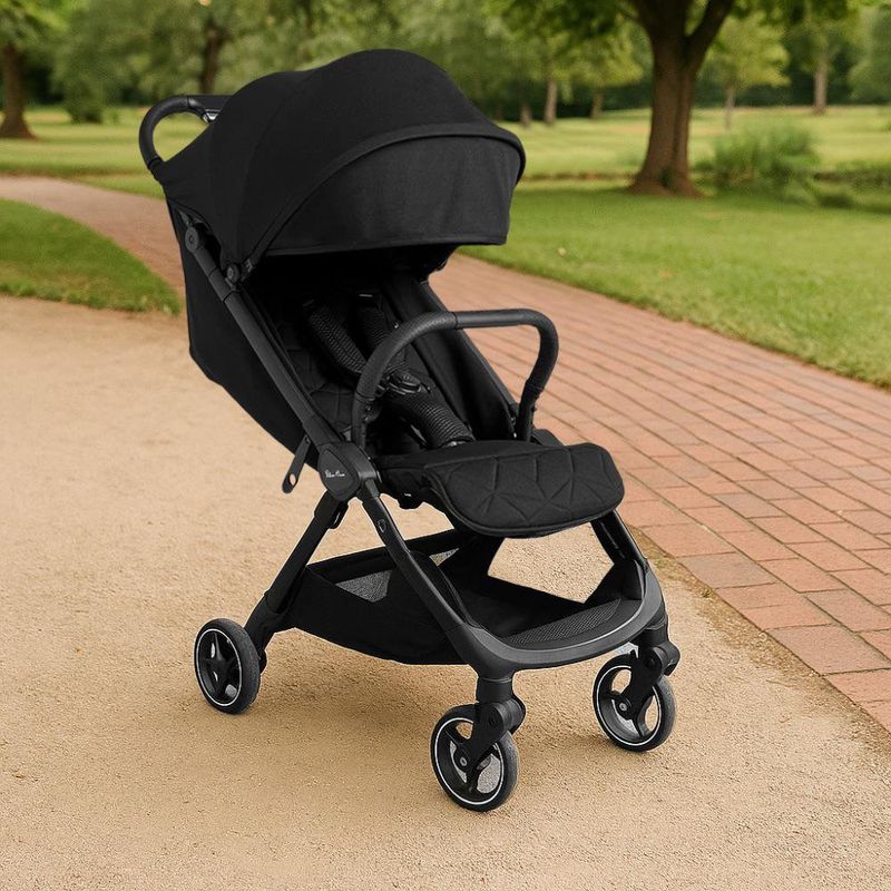 Carruaje Silver Cross de Paseo Negro 82 x 46.5 x 105 Cm