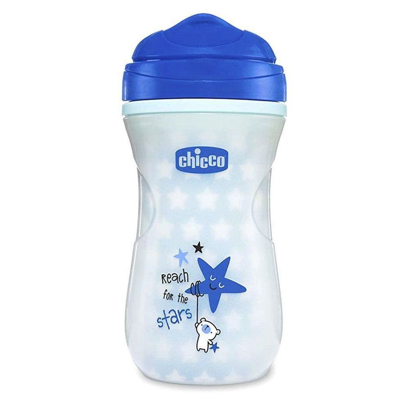Vaso Glowing Celeste 14M+ 9 Oz - Chicco