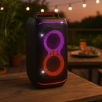 Bocina JBL PartyBox 120 con Sonido Potente y Luces LED Negra