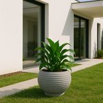 Maceta Bromelia Granit Piedra 42 x 48 Cm