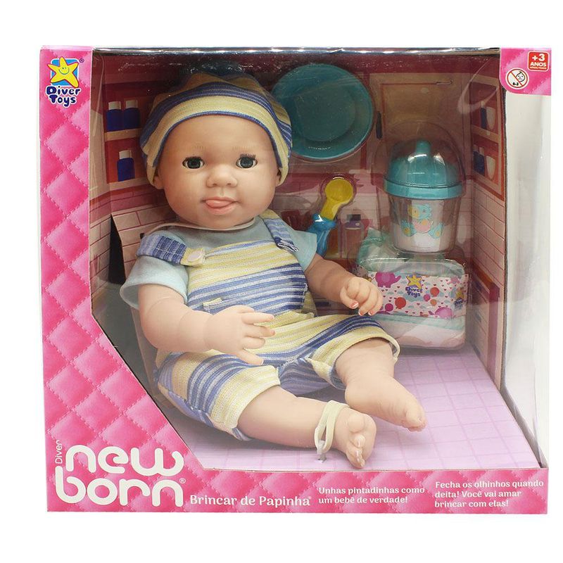 Muñeco Bebé con Comida Niño