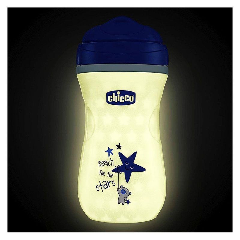 Vaso Glowing Celeste 14M+ 9 Oz - Chicco