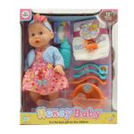 Muñeca Bebé de 14 Plg con Accesorios y Función