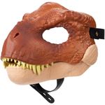 Máscara de dinosaurio con mandíbula móvil