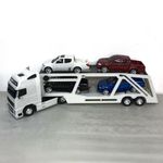 Transportador de Vehículos Blanco