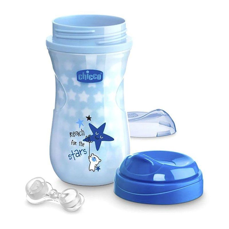Vaso Glowing Celeste 14M+ 9 Oz - Chicco