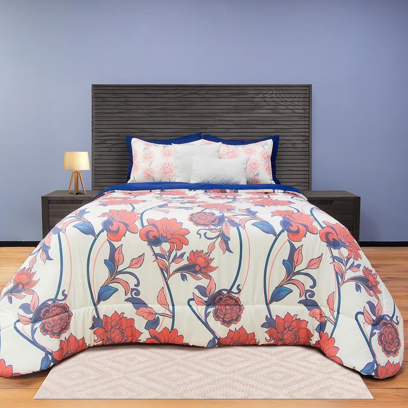 Set Edredón 7 Pzas Full/Queen Lea