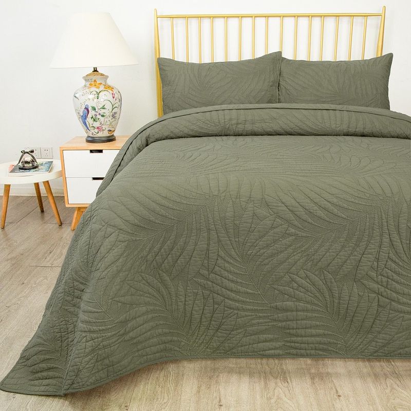 Set Cubrecama Full/Queen Verde