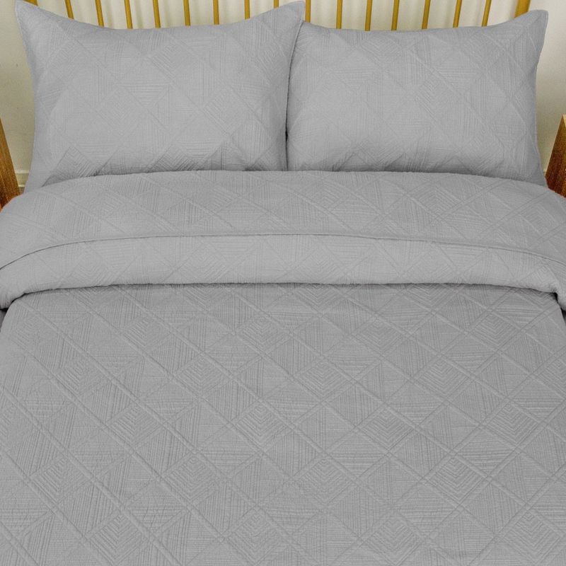Set Cubrecama King Gris