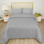 Set Cubrecama King Gris