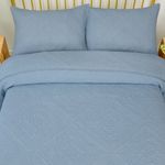 Set Cubrecama King Azul