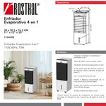 Enfriador Evaporativo 4 en 1 Portátil