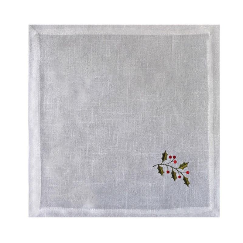 Set 2 Individuales y 2 Servilletas con Muérdago
