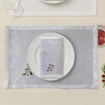 Set 2 Individuales y 2 Servilletas con Muérdago