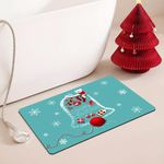 Alfombra Navideña Antideslizante Presentación Surtida