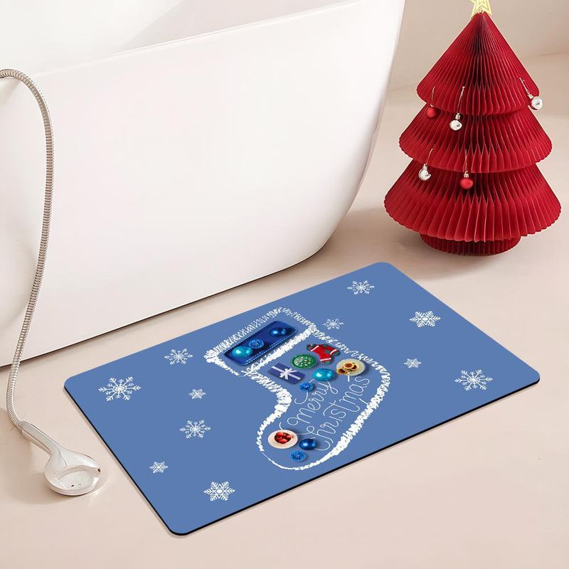 Alfombra Navideña Antideslizante Presentación Surtida
