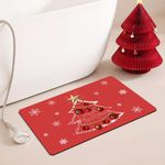 Alfombra Navideña Antideslizante Presentación Surtida