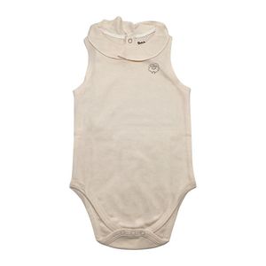 Bodie Sin Mangas con Cuello Rosado 18-24M