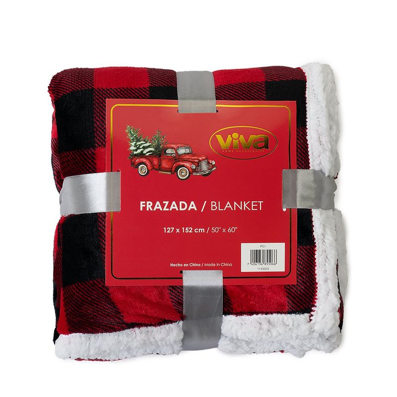 Throw Navideño Presentación Surtida