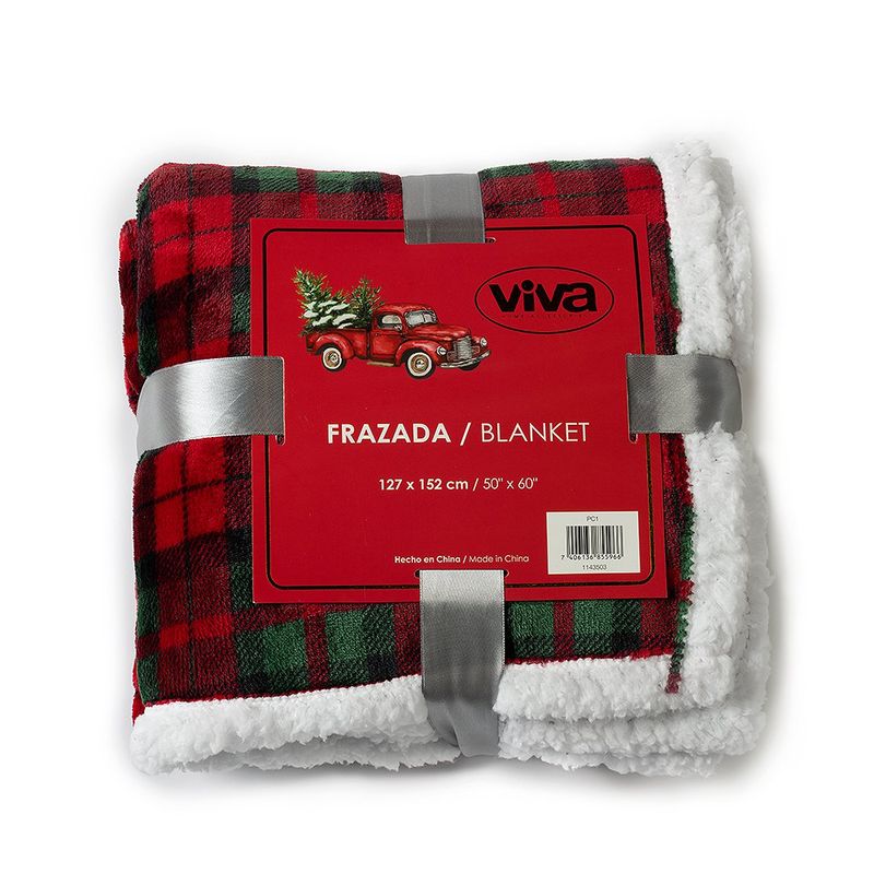 Throw Navideño Presentación Surtida