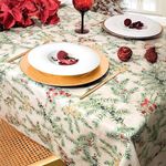 Mantel Redondo Blanca Navidad