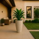 Maceta Verona Tall Blanco Antiguo 52 x 90 Cm