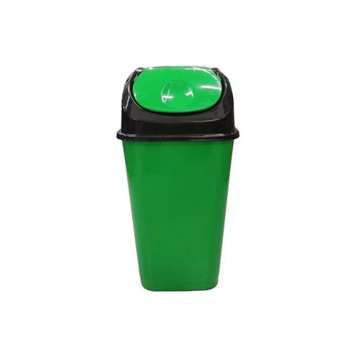 Bote Verde de 30 L con Tapa Vaivén
