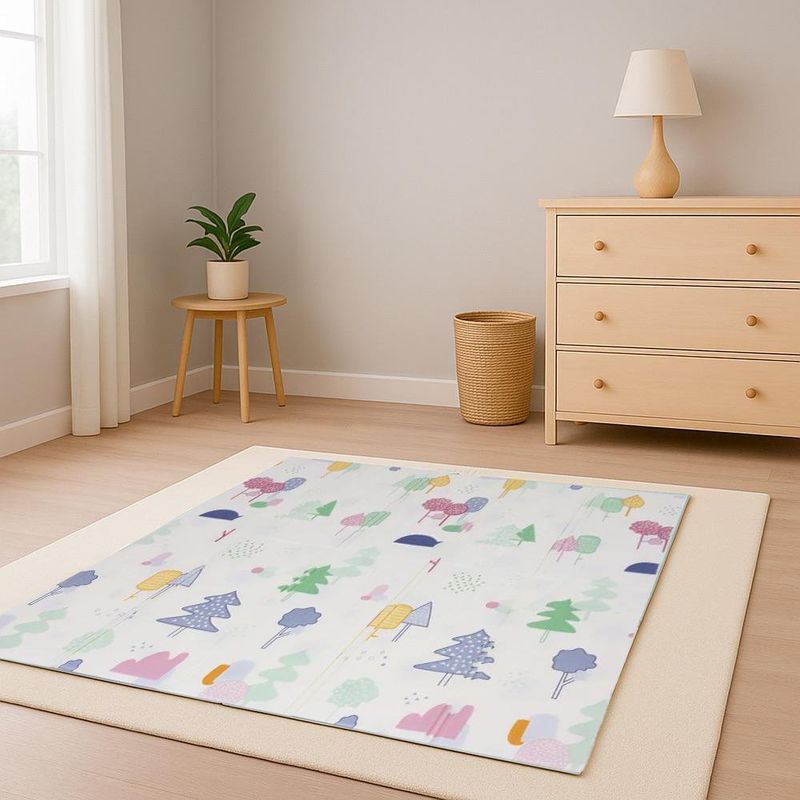 Tapete de Juego Infantil Plegable Diseño de Bosque