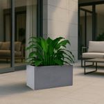 Maceta Cube Flower Box Cemento Antiguo 40 x 20 Cm