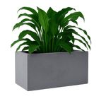 Maceta Cube Flower Box Cemento Antiguo 40 x 20 Cm