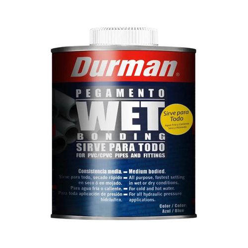 Pegamento Wet Bonding Azul para PVC