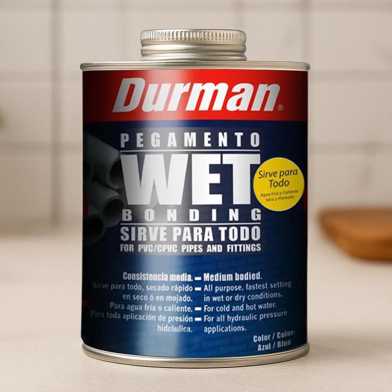 Pegamento Wet Bonding Azul para PVC