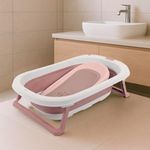 Bañera Plegable con Reductor Rosado
