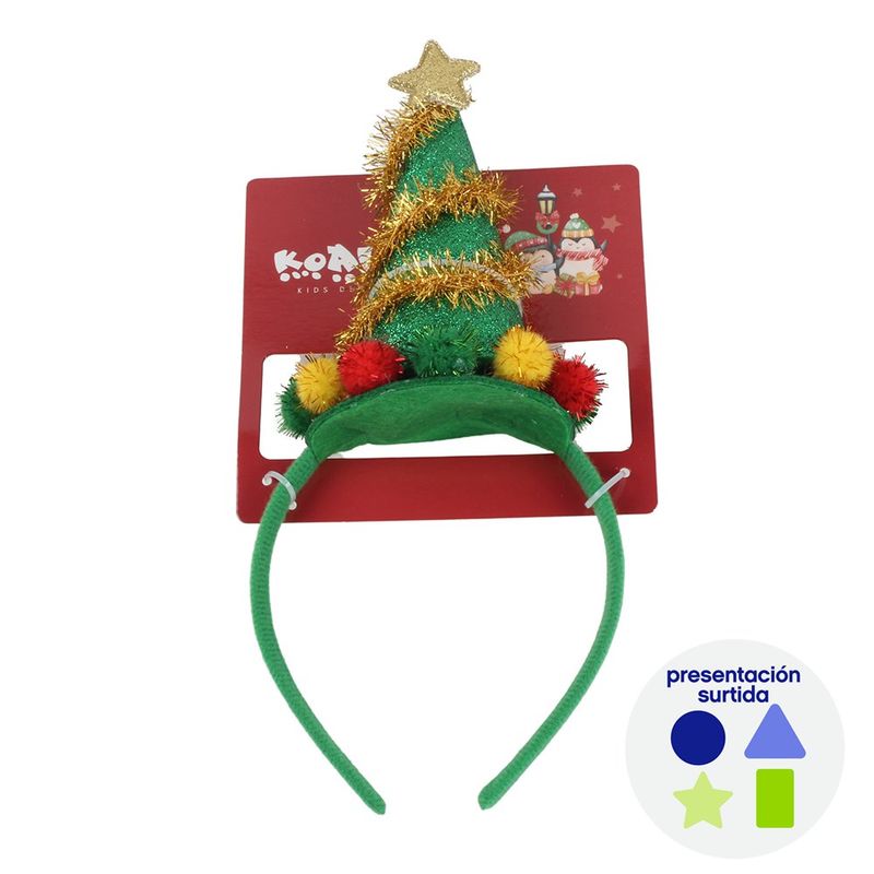 Diadema Navideña Presentación Surtida