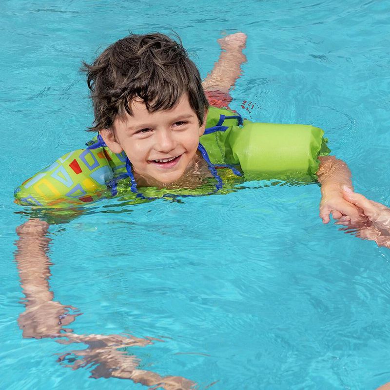 Chaleco Flotador Natación Infantil con Brazitos Integrados Diseños Surtidos