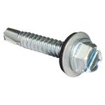 Tornillo Tipo Polser 1/4 x 1 1/2 Plg con Broca Set 100 Pzas