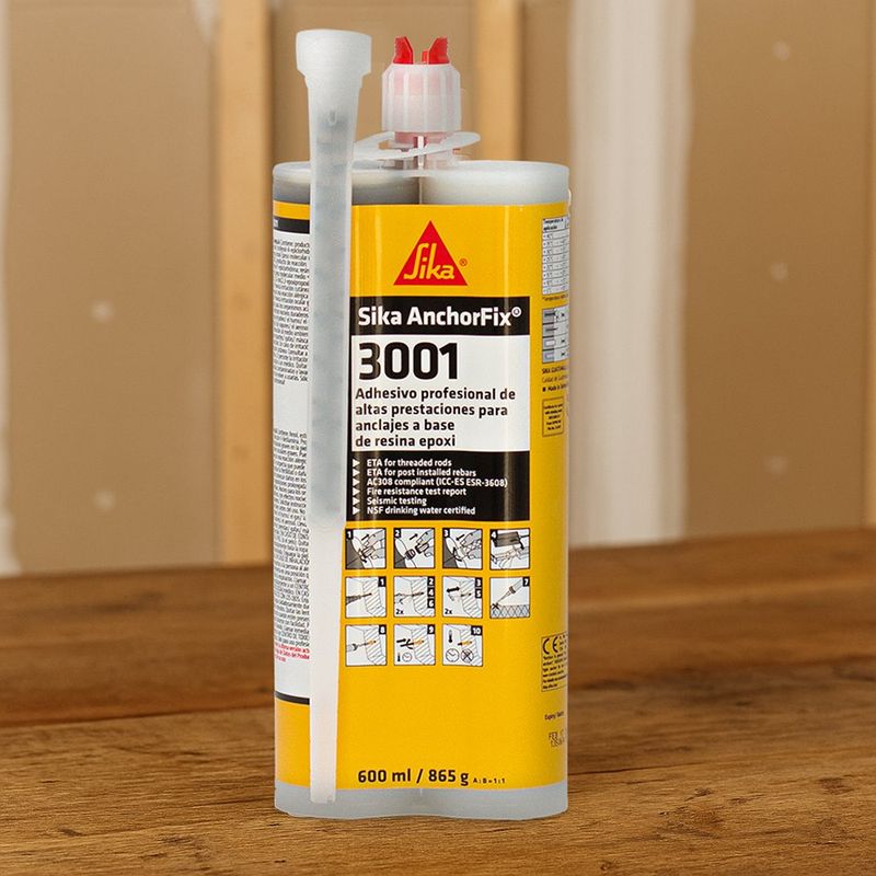 Adhesivo Sika AnchorFix 3001 250 Ml