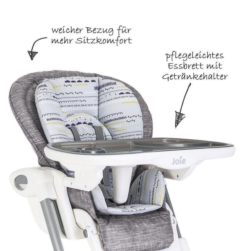 Silla para Comer Mimzy Gris 2 en 1