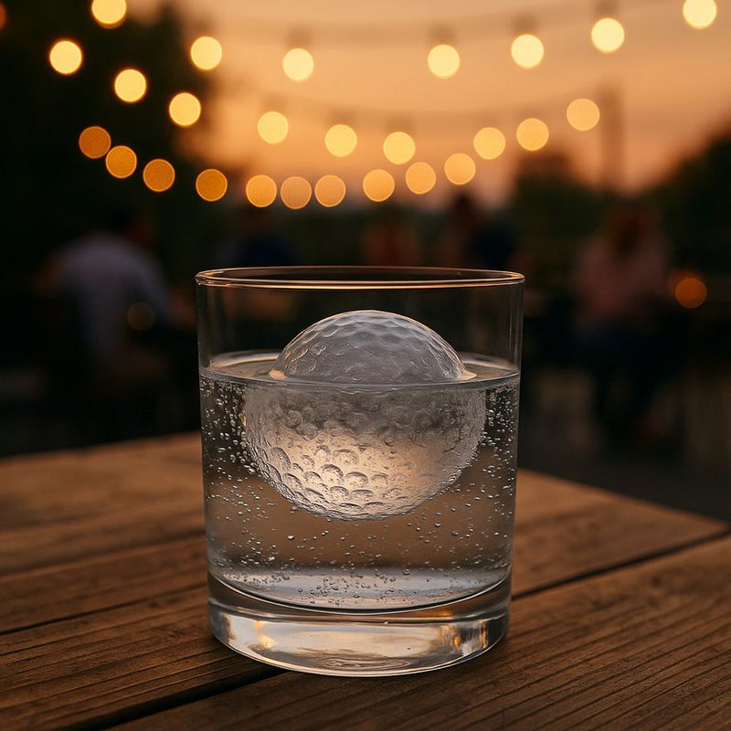 Set de 2 Moldes para Hielo Diseño Pelota de Golf