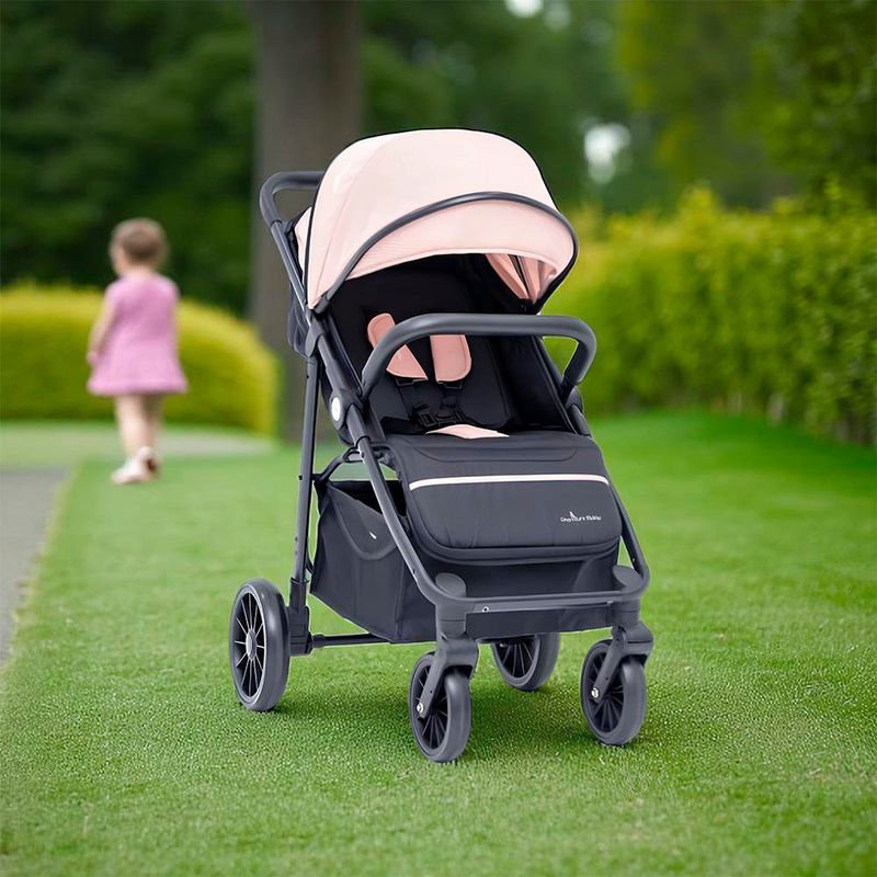 Carruaje para Bebé Minos Rosado y Negro