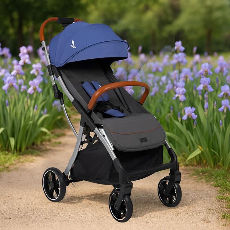 Carruaje con Asiento Reclinable Azul 85x50x100 Cm