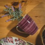 Taza de Cerámica Morada 11.8 Oz