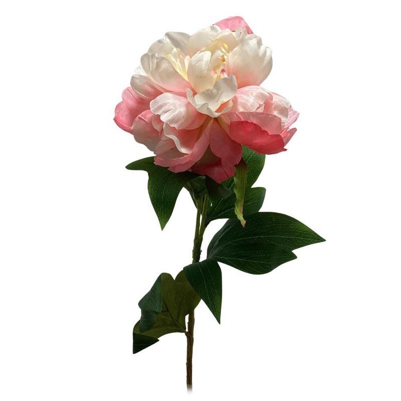 Rama Decorativa Peonía Rosa Claro