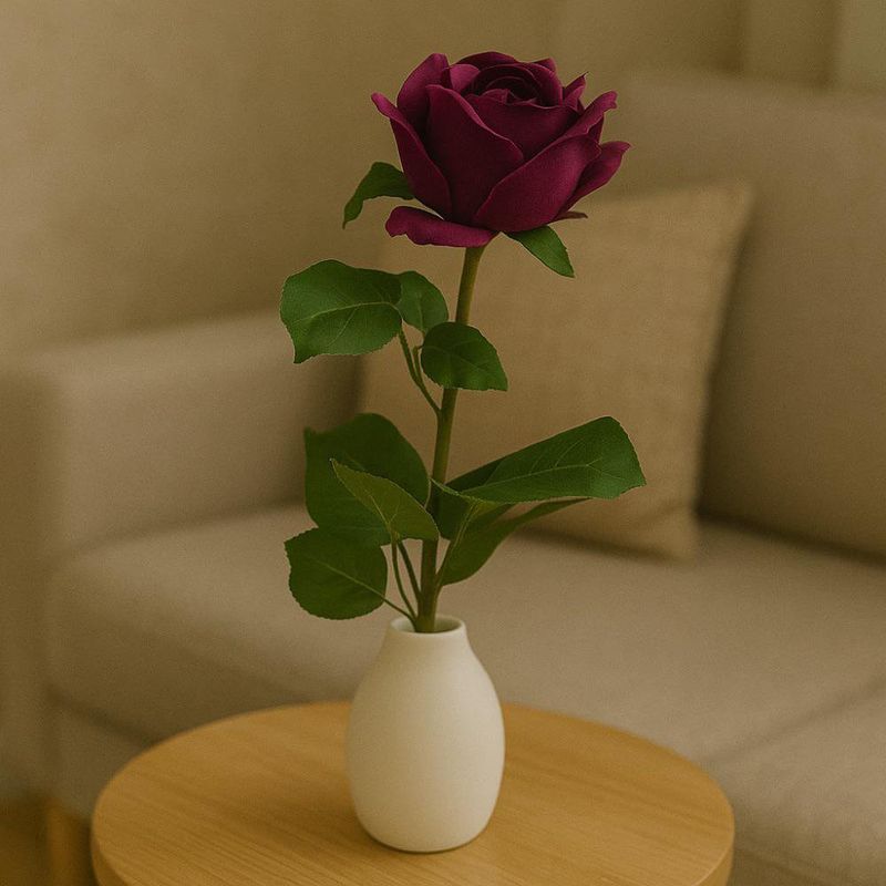 Rosa Artificial Decorativa
