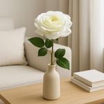 Rama Decorativa Rosa Blanca